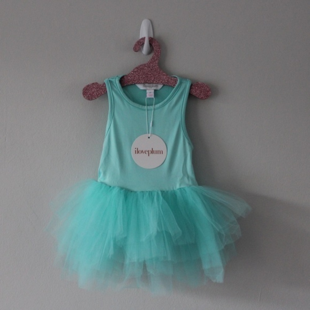 NWT Authentic iloveplum BAE tutu - Waverly Teal - 1Y